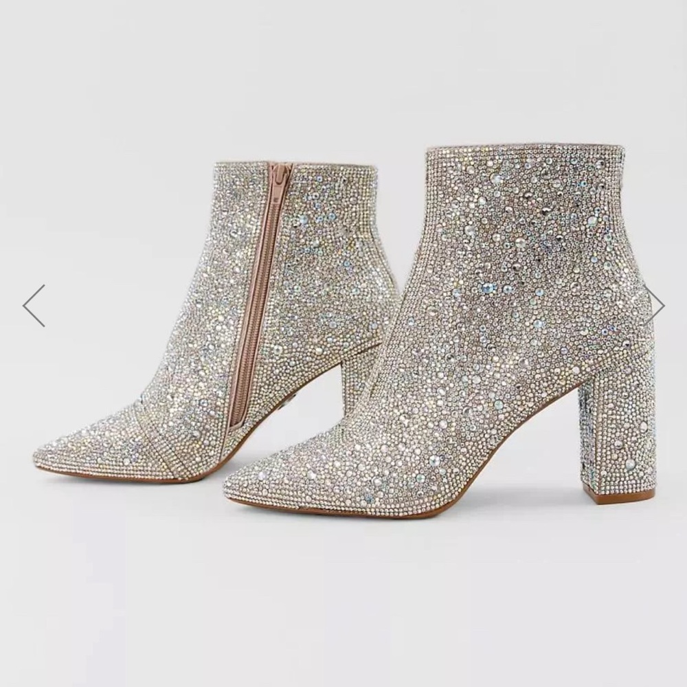 Betsy Johnson Rhinestone Bootie